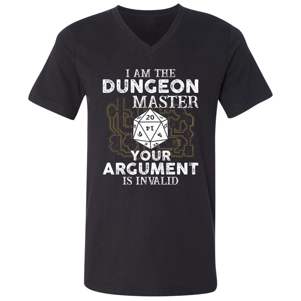 I Am the Dungeon Master – Your Argument Is Invalid - Black - 1