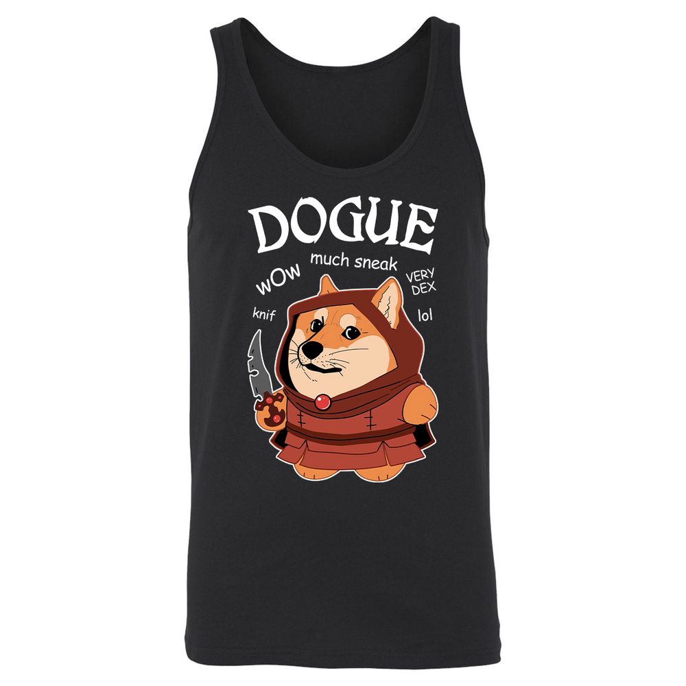Dogue Class Unisex Jersey Tank - Black - 1