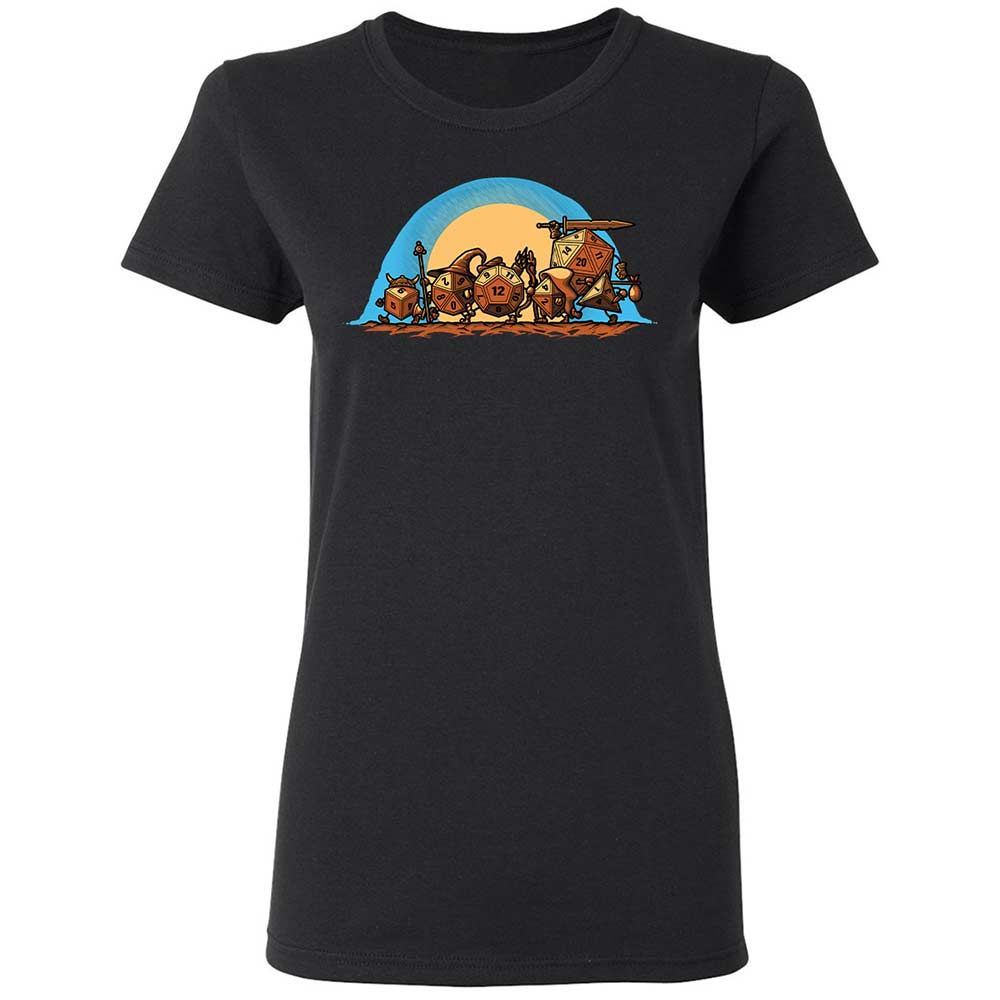 The Fellowship Of The Dice Women's T-Shirt - Black - 1