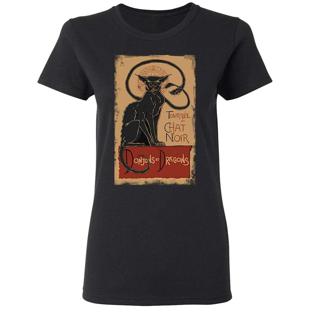 Tournee Du Chat Noir Women's T-Shirt - Black - 1