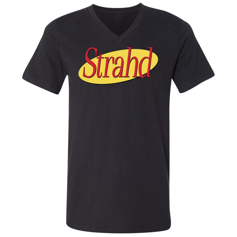 Strahd Unisex V-Neck T-Shirt - Black - 1