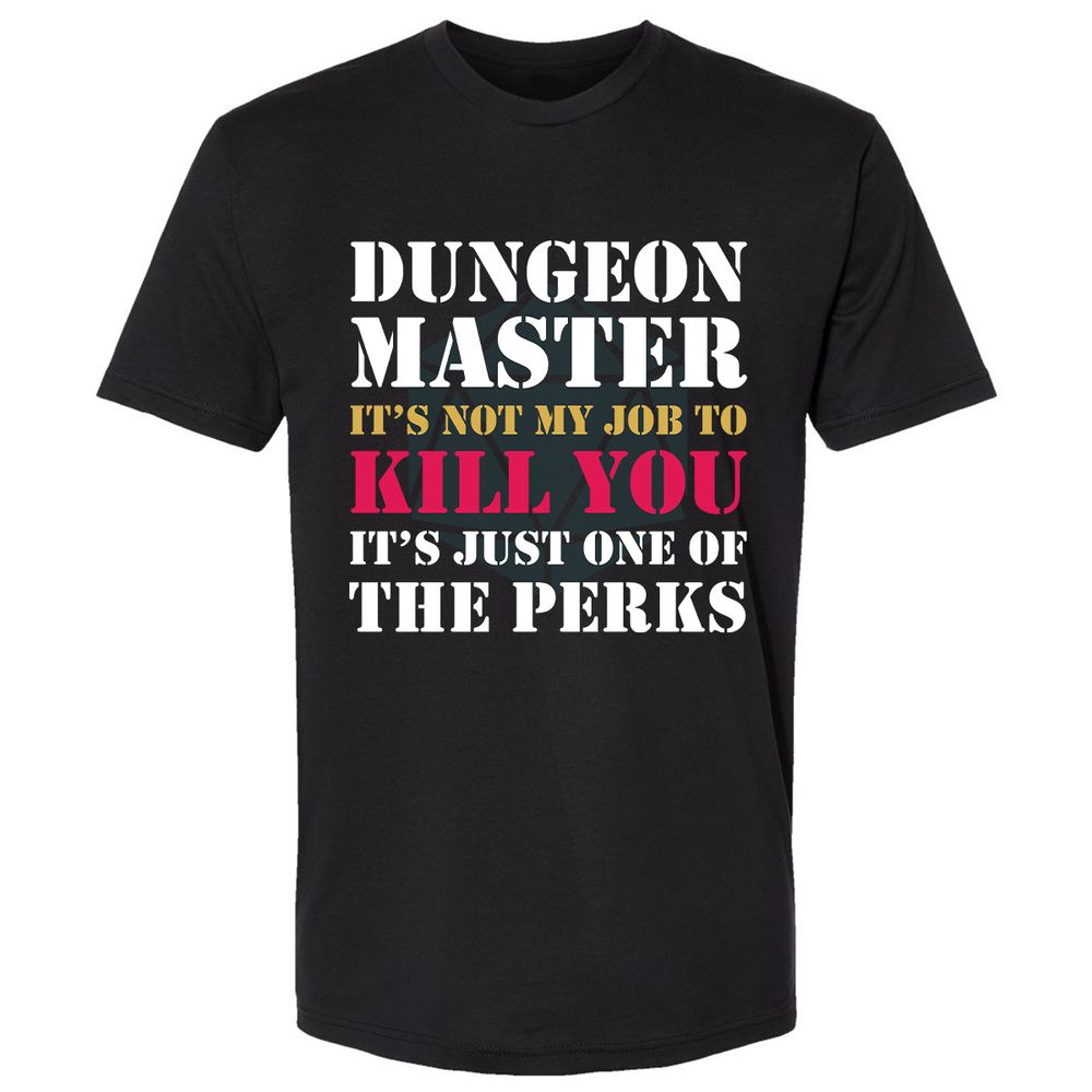 DUNGEON MASTER NOT MY JOB Premium Unisex T-Shirt - Black - 1