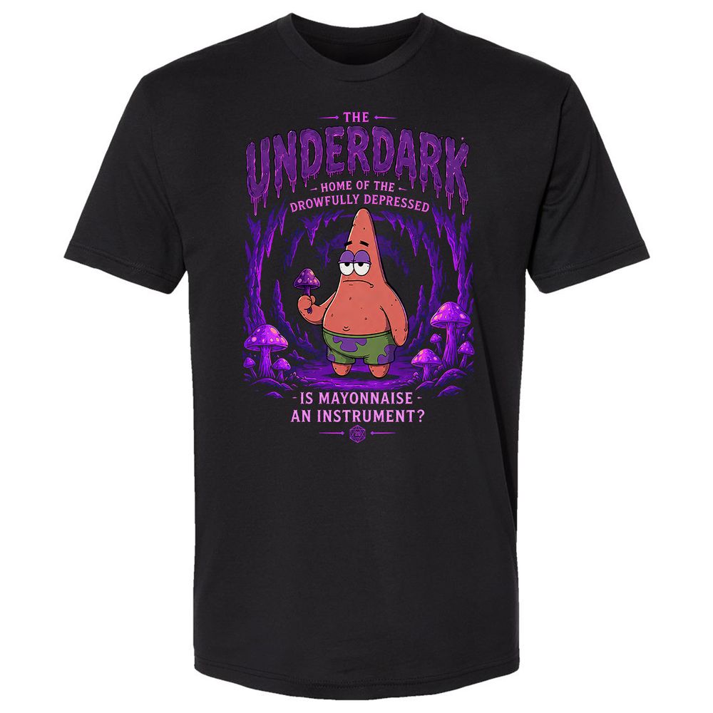 The Underdark Premium Unisex T-Shirt - Black - 1