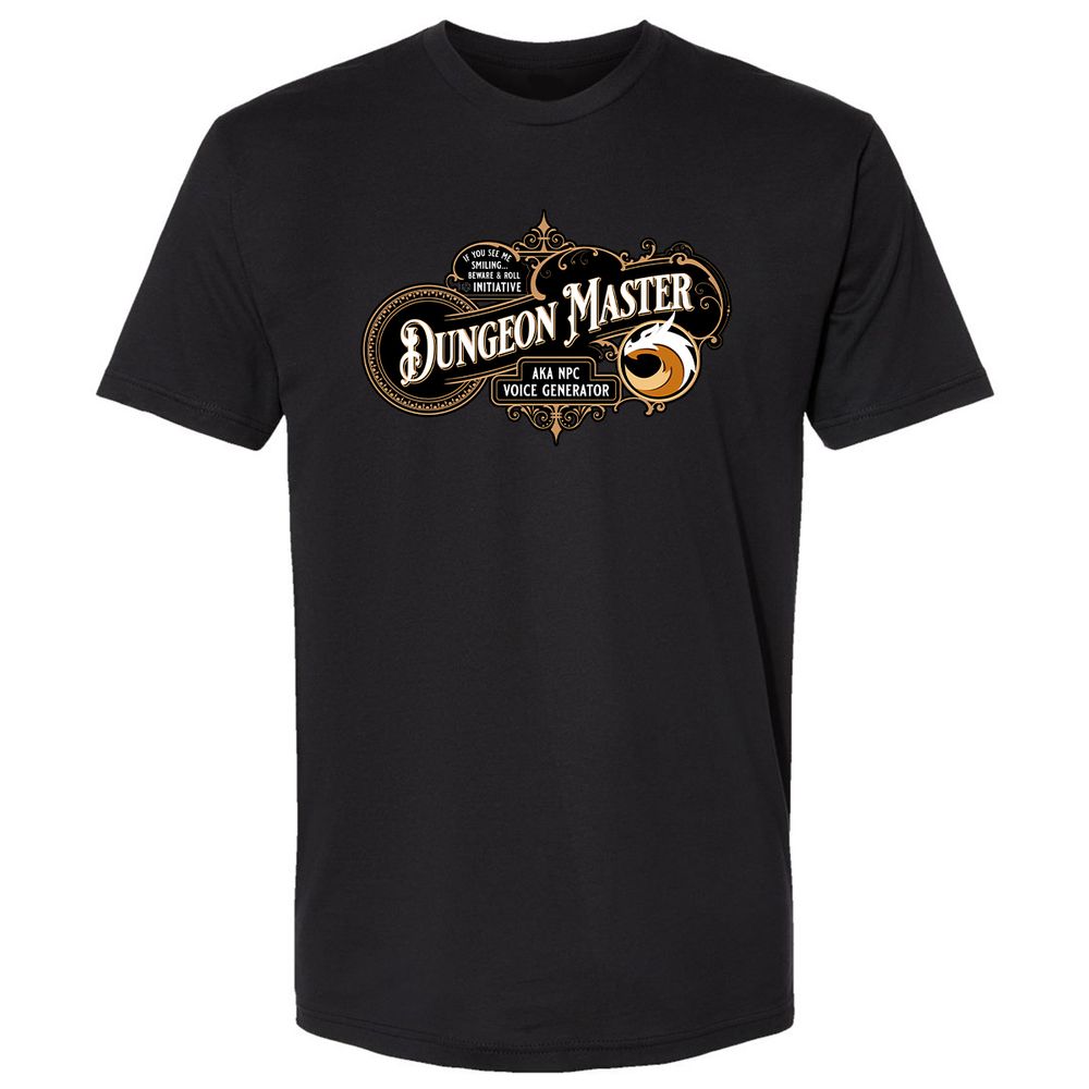 Dungeon Master Premium Unisex T-Shirt - Black - 1