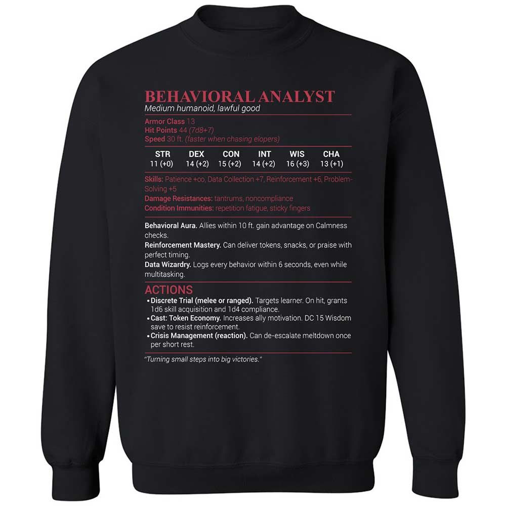 Behavioral Analyst - Black - 1