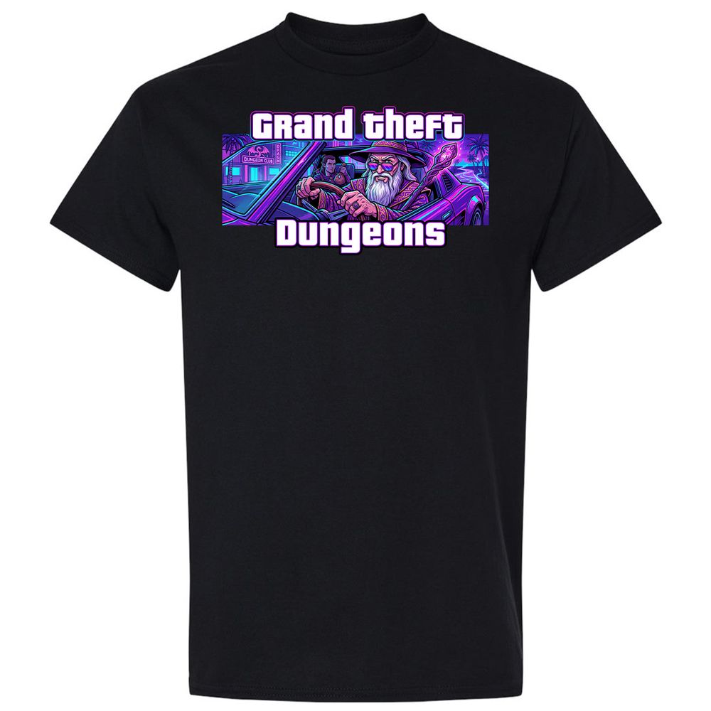 Grand Theft Dungeons Miami - Black - 1