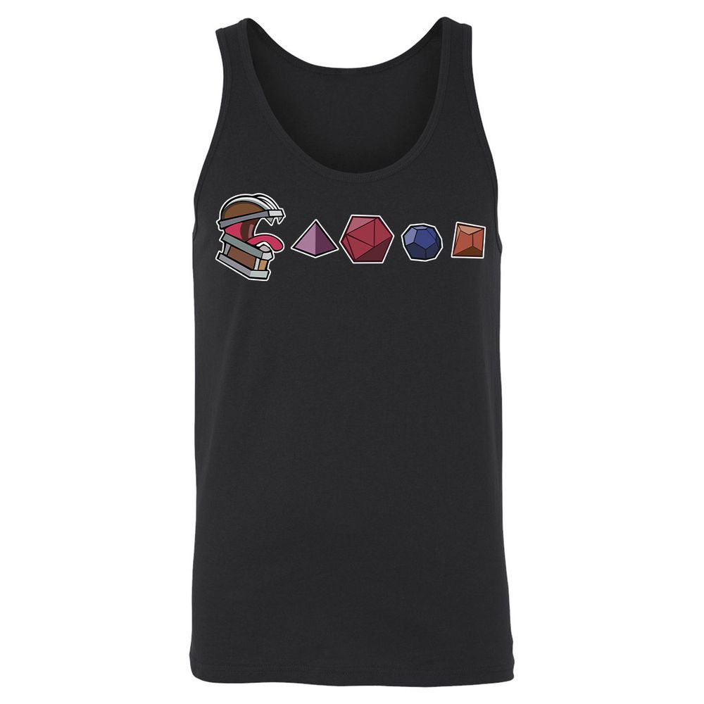 Mimic And Dices Unisex Jersey Tank - Black - 1