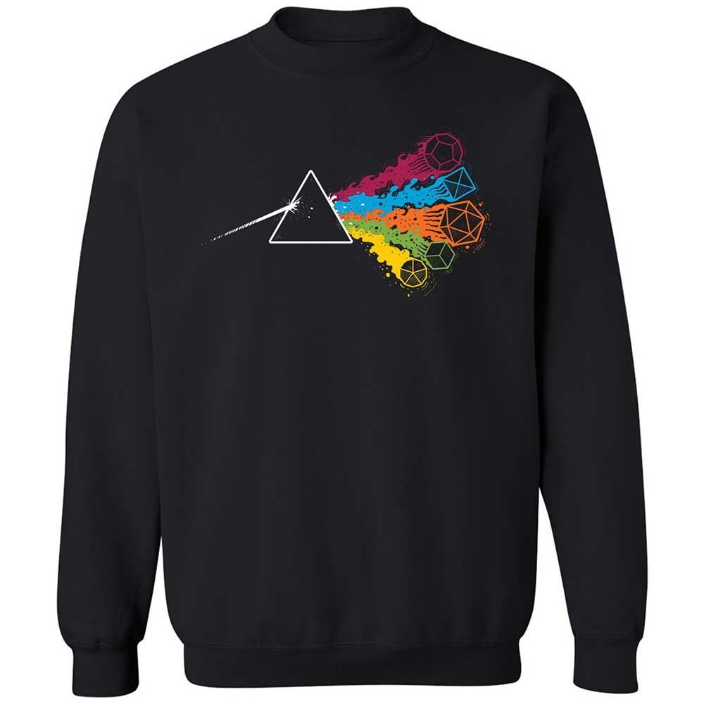 Dark Side Of The Dices Classic Unisex Sweatshirt - Black - 1