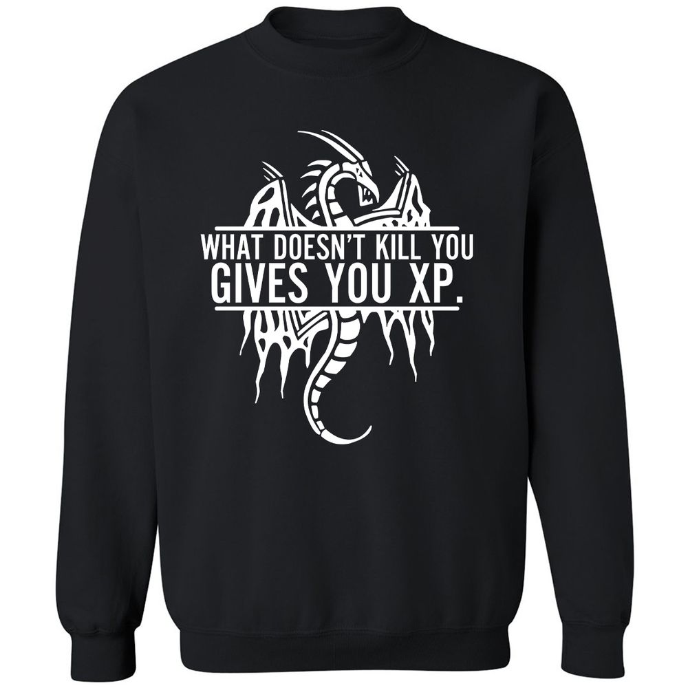 What Doesn't Kill You Classic Unisex Sweatshirt - Black - 1