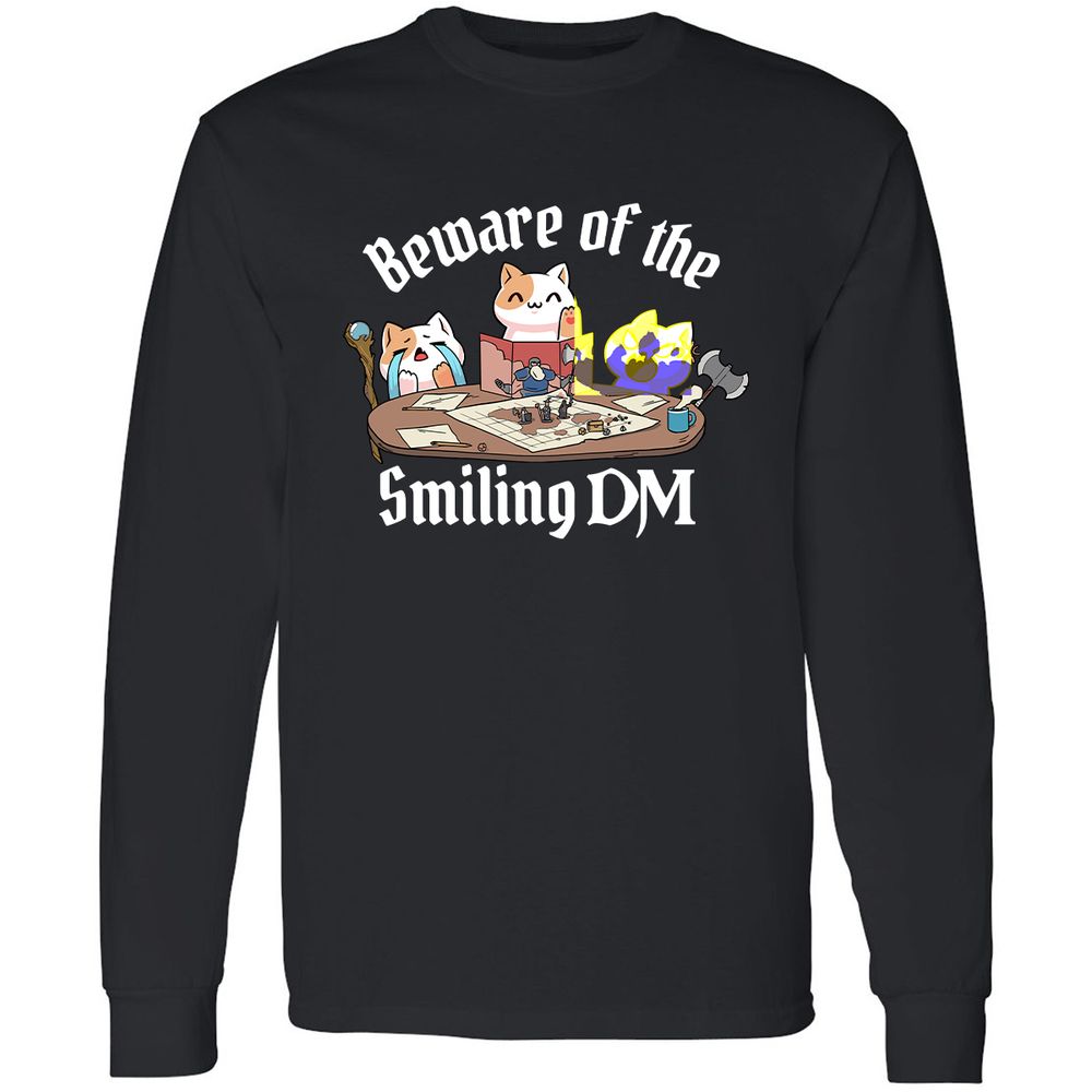 Beware of the Smiling DM - Black - 1