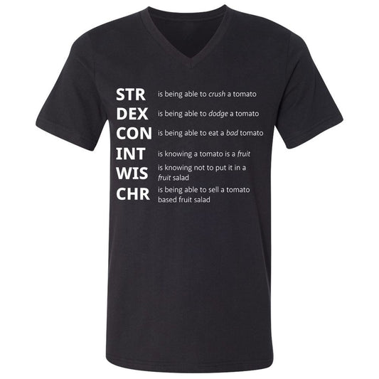 Tomato Stats – RPG Meme Edition - Black - 1