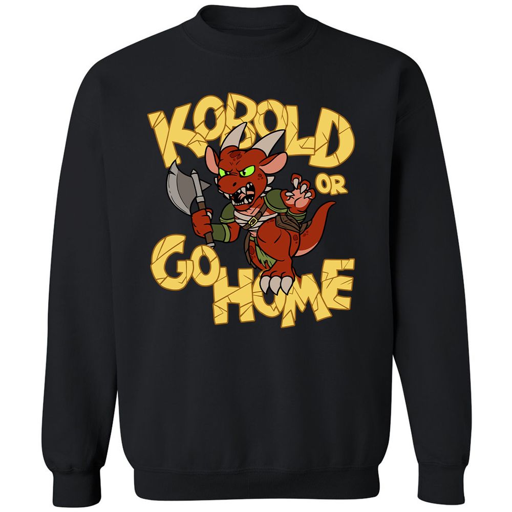Kobold Or Go Home Classic Unisex Sweatshirt - Black - 1