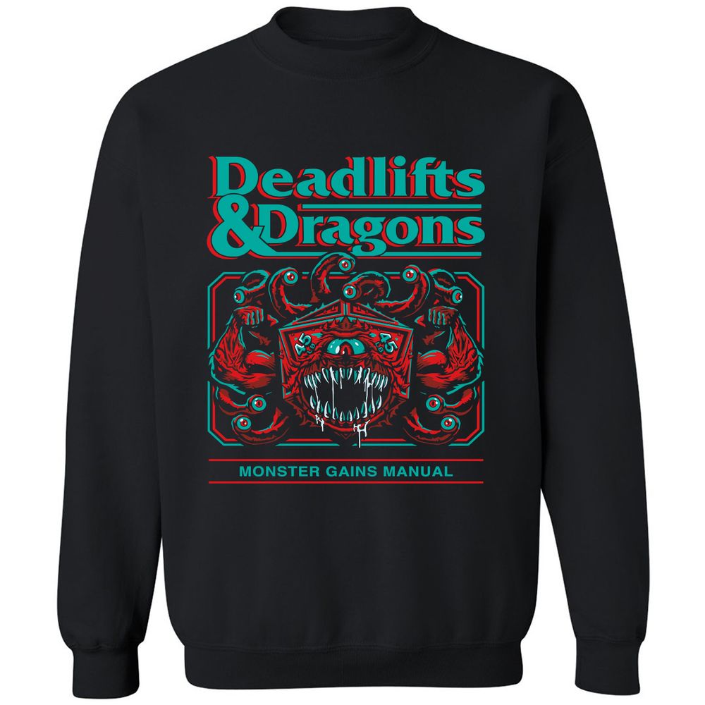 Deadlifts & Dragons Beholder - Black - 1