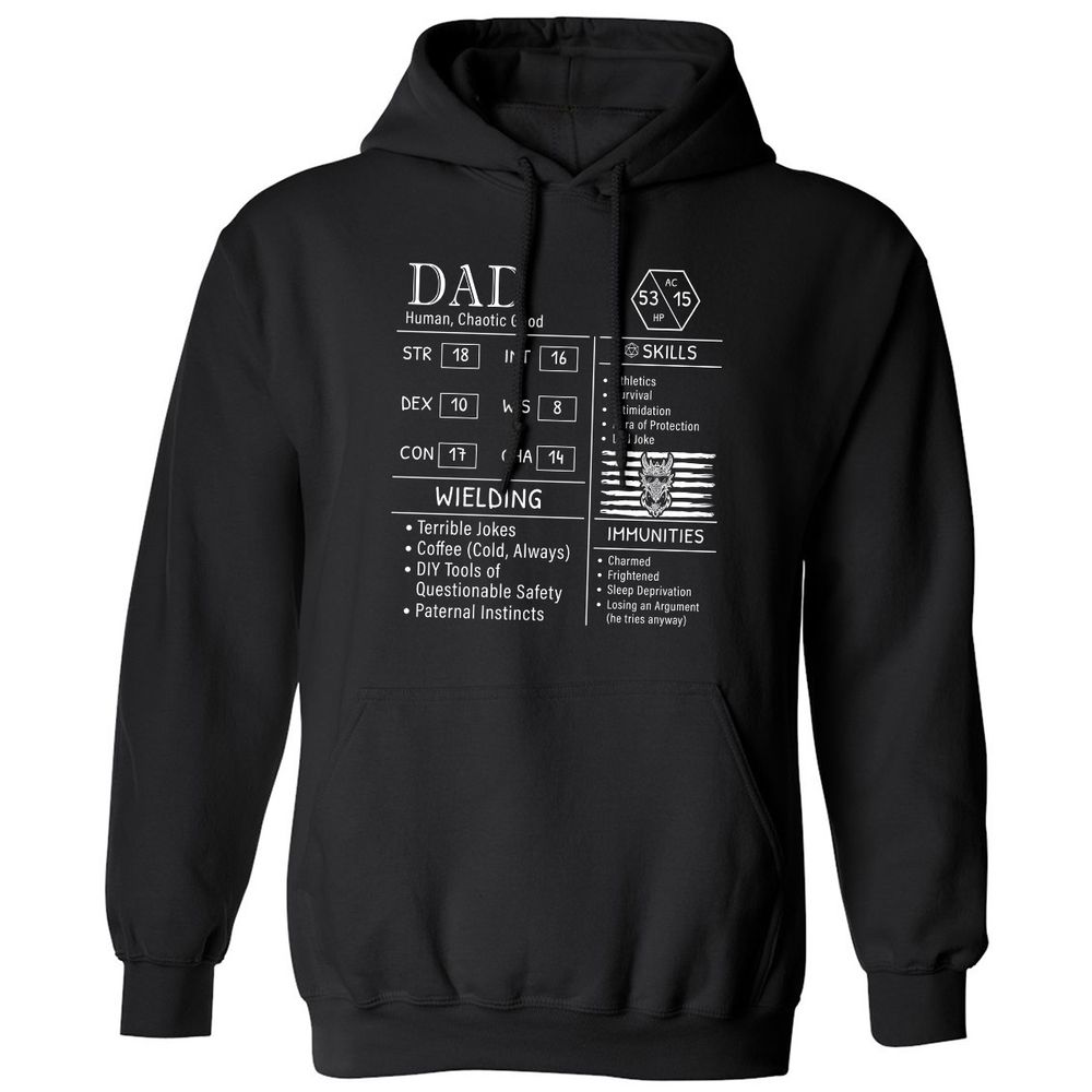 Dad Stats New - Black - 1