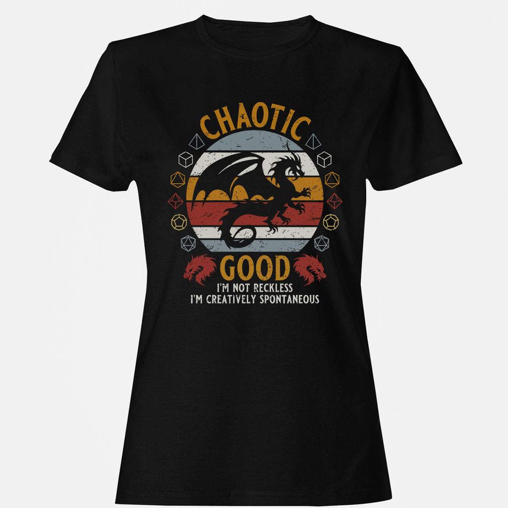 Chaotic Good Women's T-Shirt - Black - 1