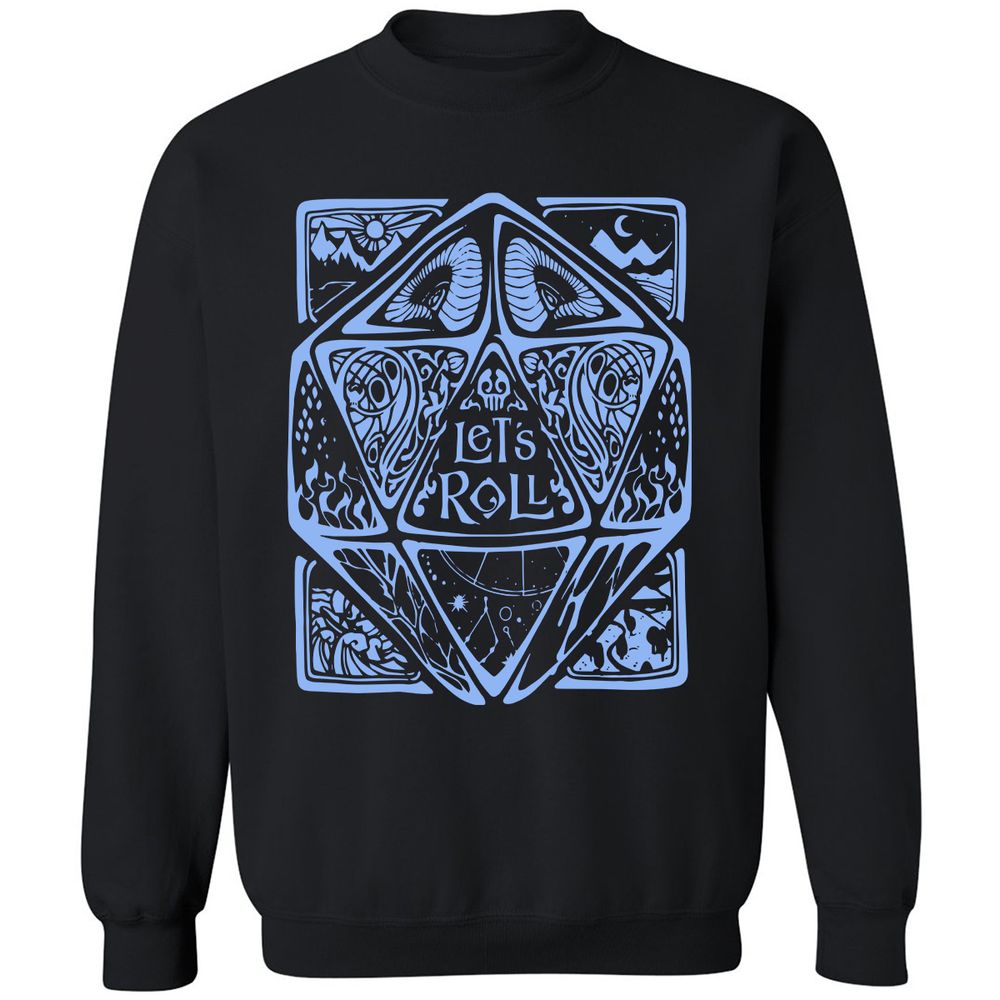 Let's Roll Classic Unisex Sweatshirt - Black - 1