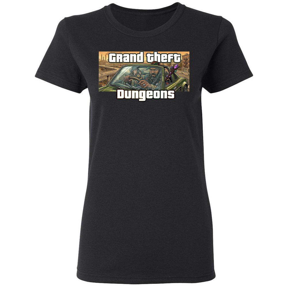 Grand Theft Dungeons Women's T-Shirt - Black - 1