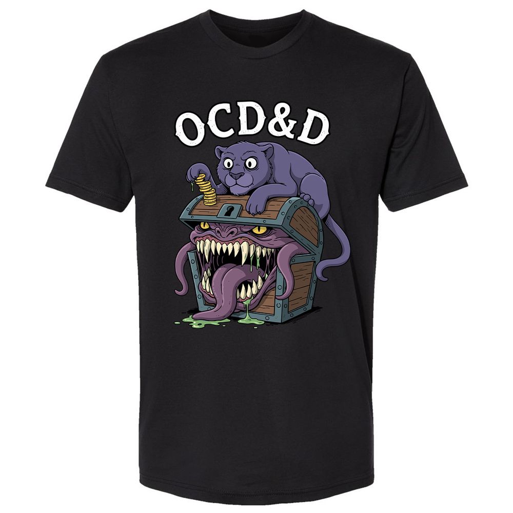 OCD&D Premium Unisex T-Shirt - Black - 1