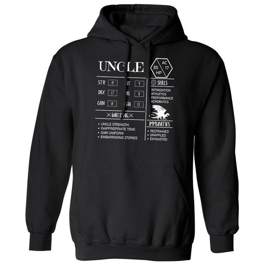 Uncle Stats 2 Classic Unisex Hoodie - Black - 1