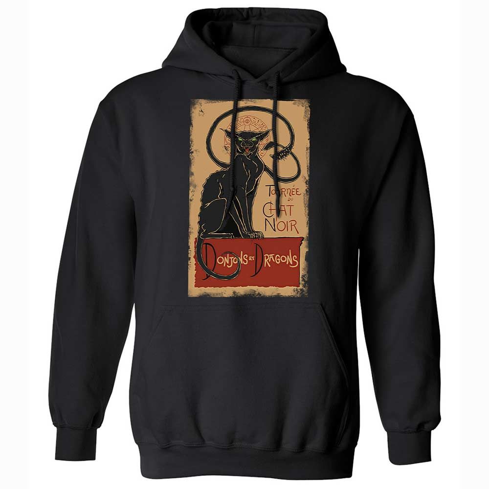 Tournee Du Chat Noir Classic Unisex Hoodie - Black - 1