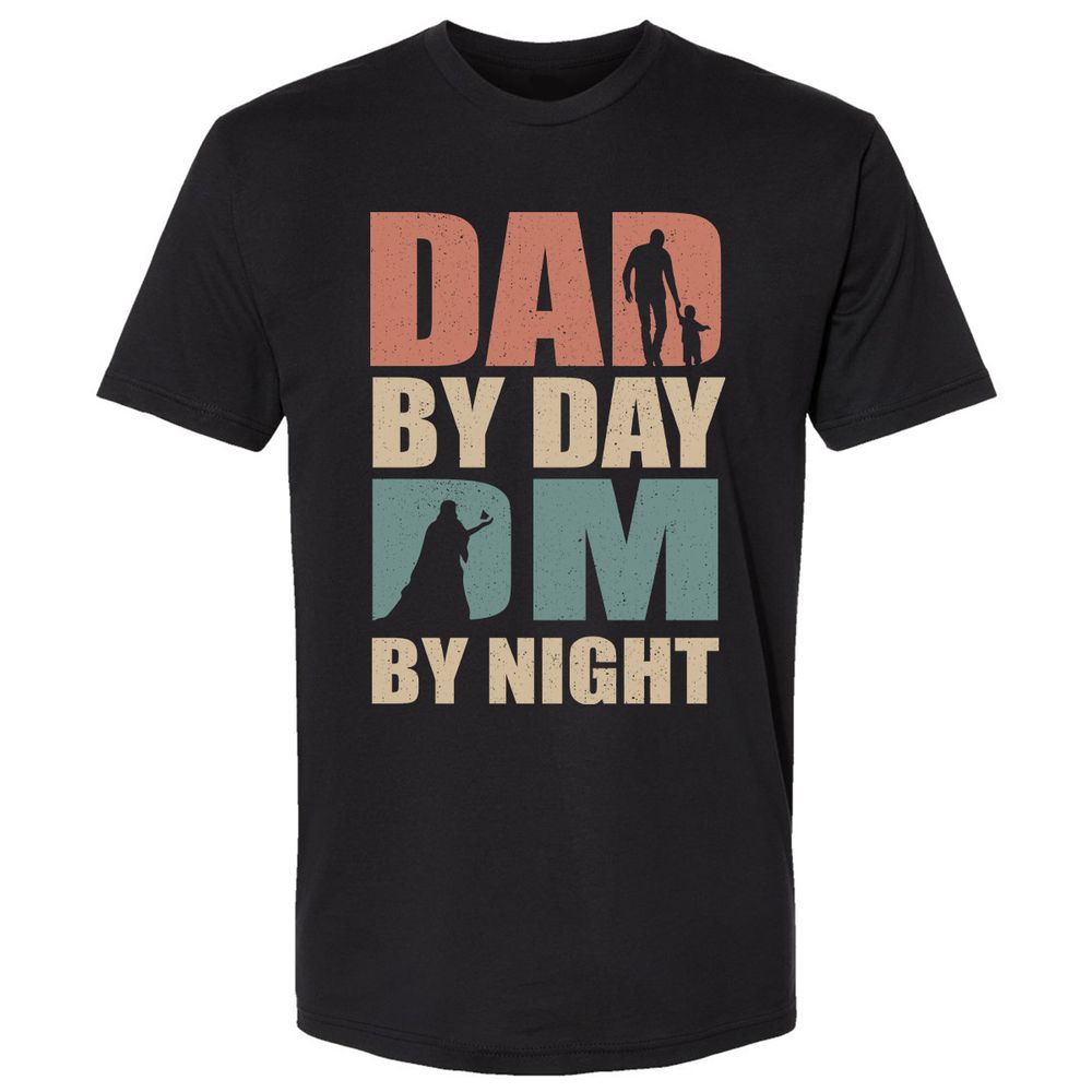 Dad By Day DM By Night - Black - 1