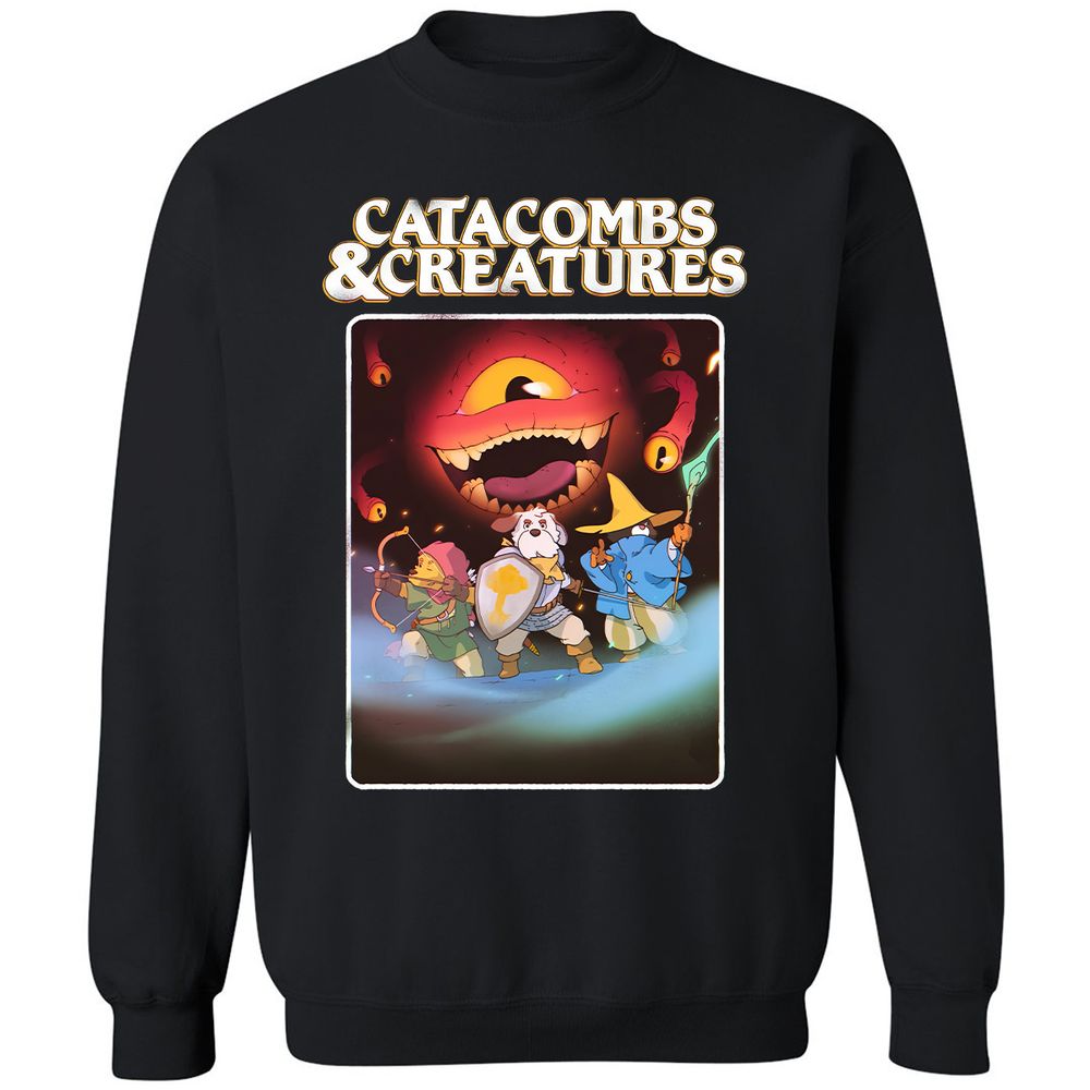 Catacombs & Creatures Classic Unisex Sweatshirt - Black - 1