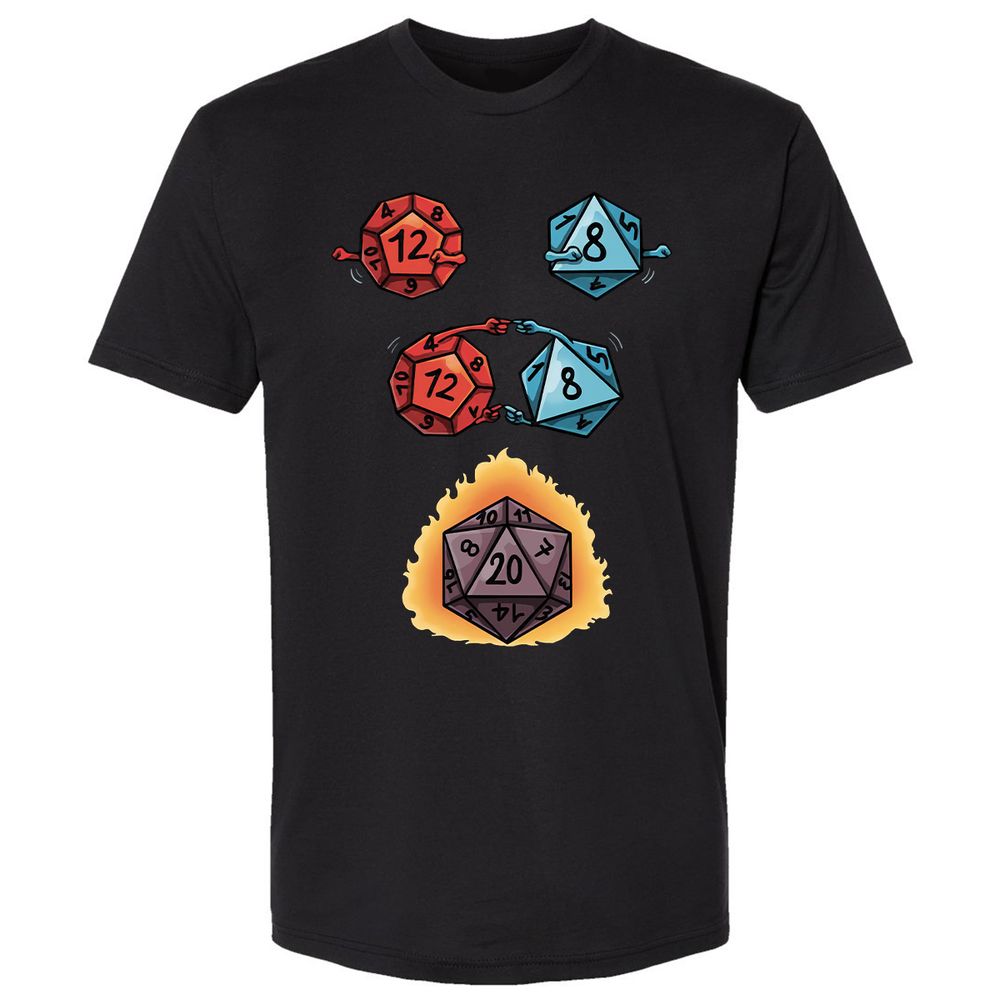 Dice Fusion RPG Premium Unisex T-Shirt - Black - 1