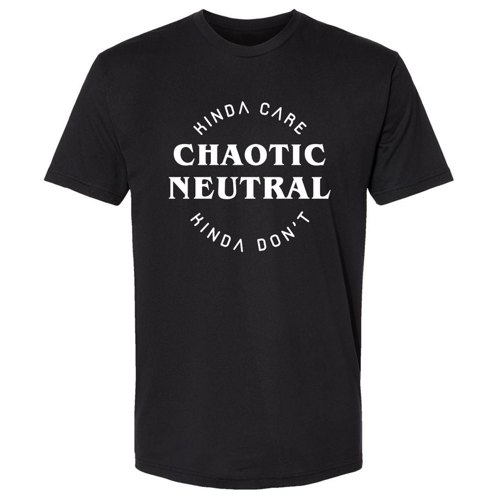 Chaotic Neutral Premium Unisex T-Shirt - Black - 1