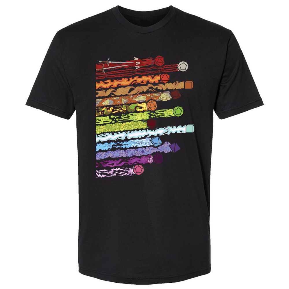 Damage Dices Premium Unisex T-Shirt - Black - 1