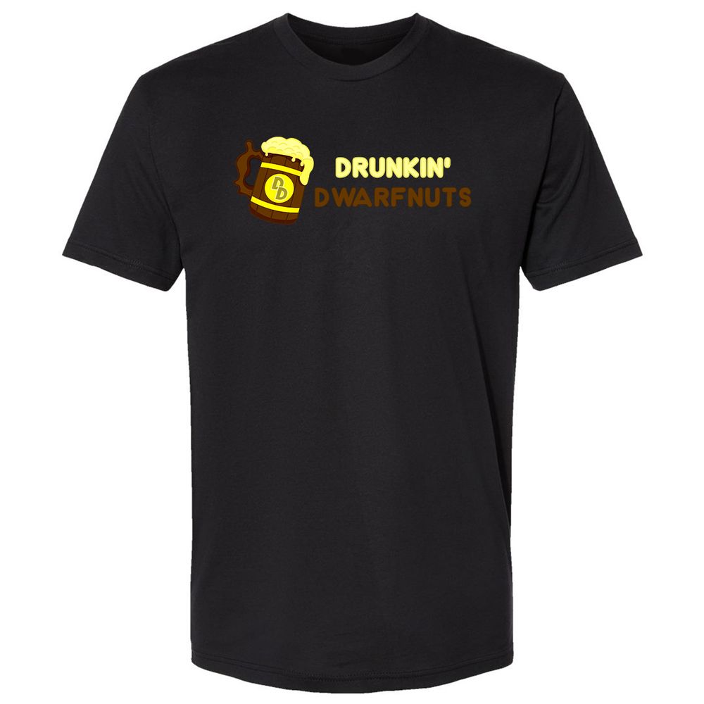 Drunkin' Dwartnuts Premium Unisex T-Shirt - Black - 1