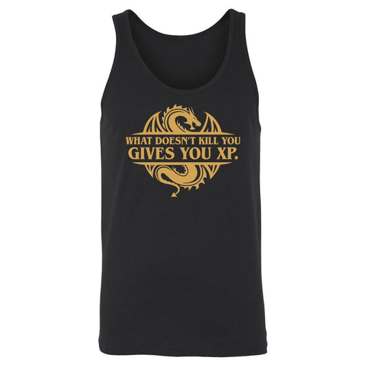 What Doesn't Kill You Gives You XP Unisex Jersey Tank - Black - 1