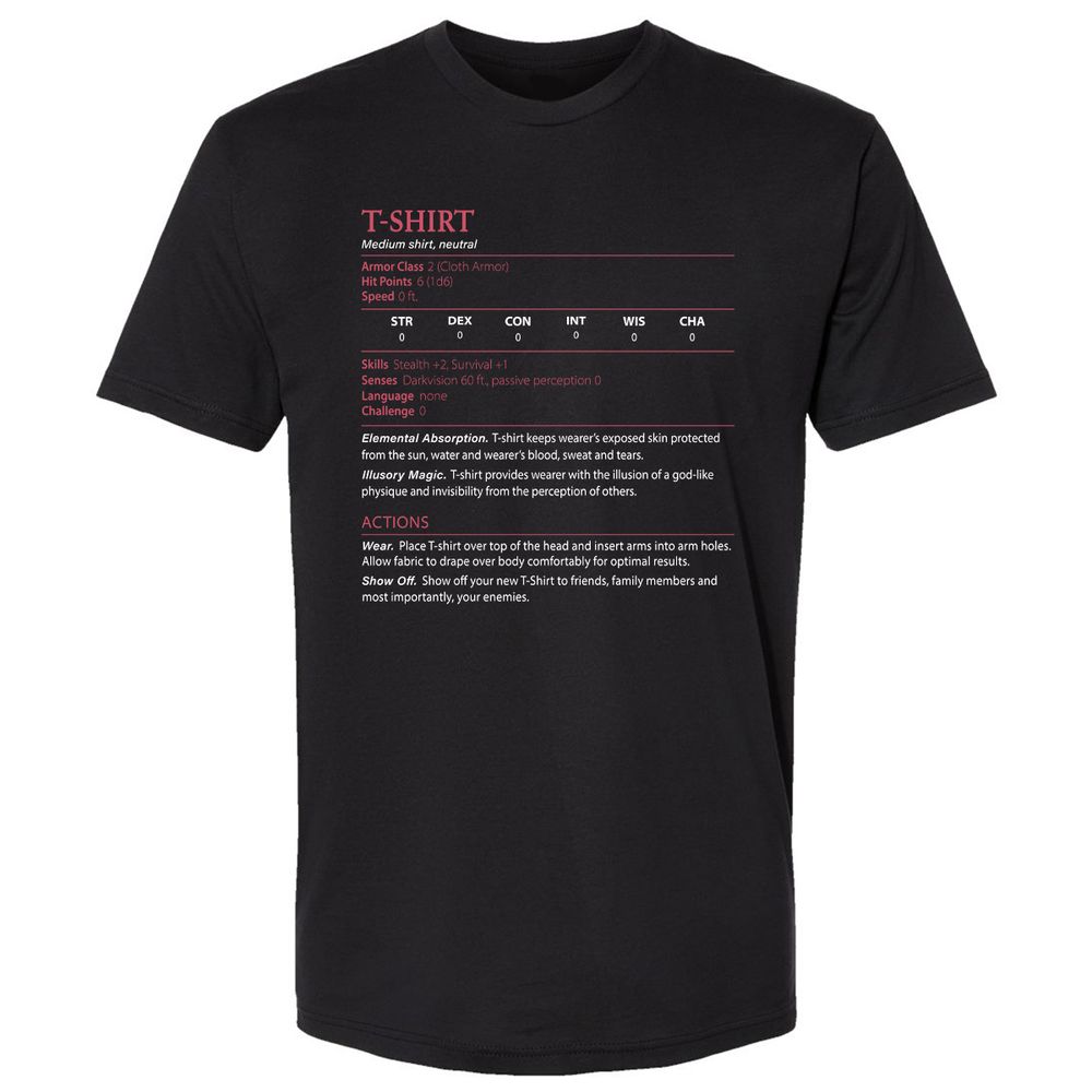 T-Shirt Premium Unisex T-Shirt - Black - 1