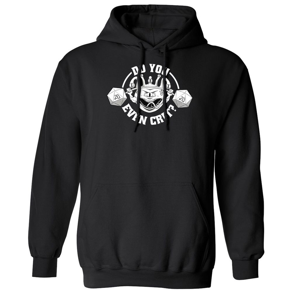 Do You Even Crit Classic Unisex Hoodie - Black - 1