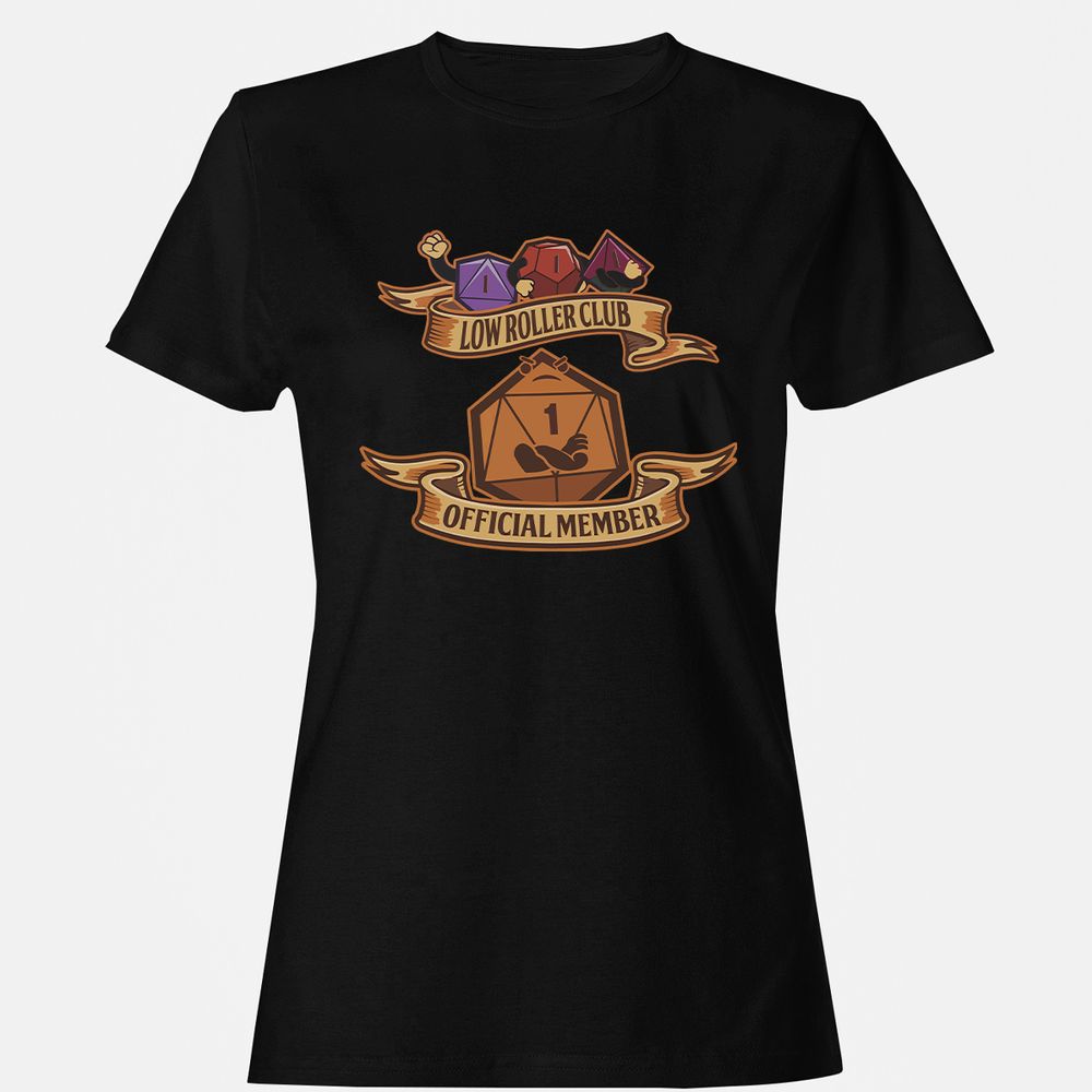 Low Roller Club Women's T-Shirt - Black - 1