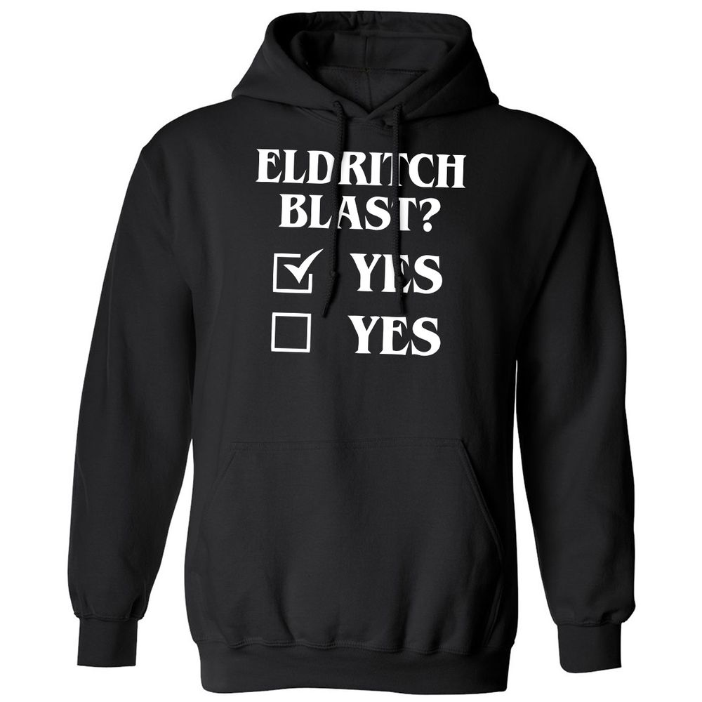 Eldritch Blast Yes Classic Unisex Hoodie - Black - 1