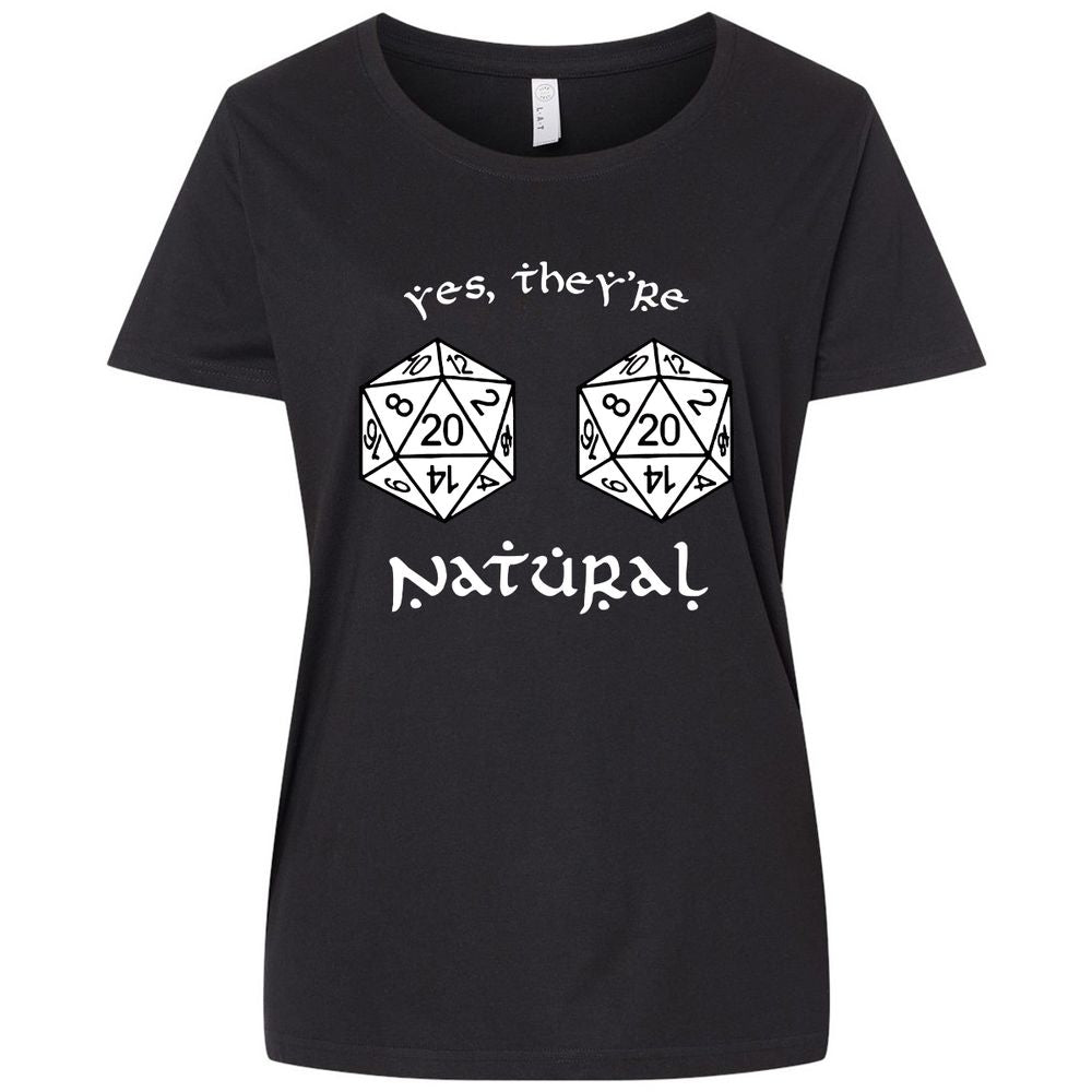 They Are Natural Ladies Curvy Jersey - Blended Black - 1