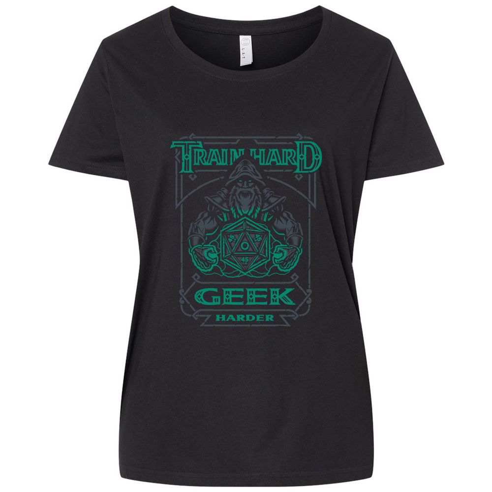 Train Hard, Geek Harder - Blended Black - 1