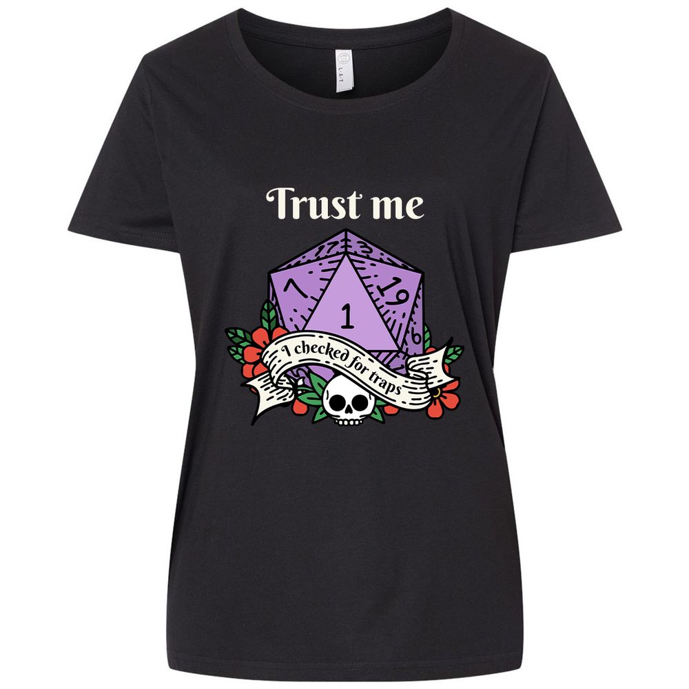 Trust Me I Checked for Traps - Blended Black - 1