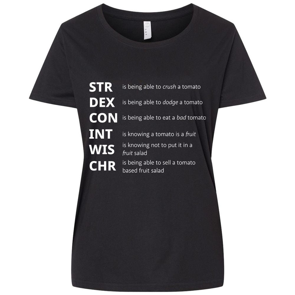 Tomato Stats – RPG Meme Edition - Blended Black - 1