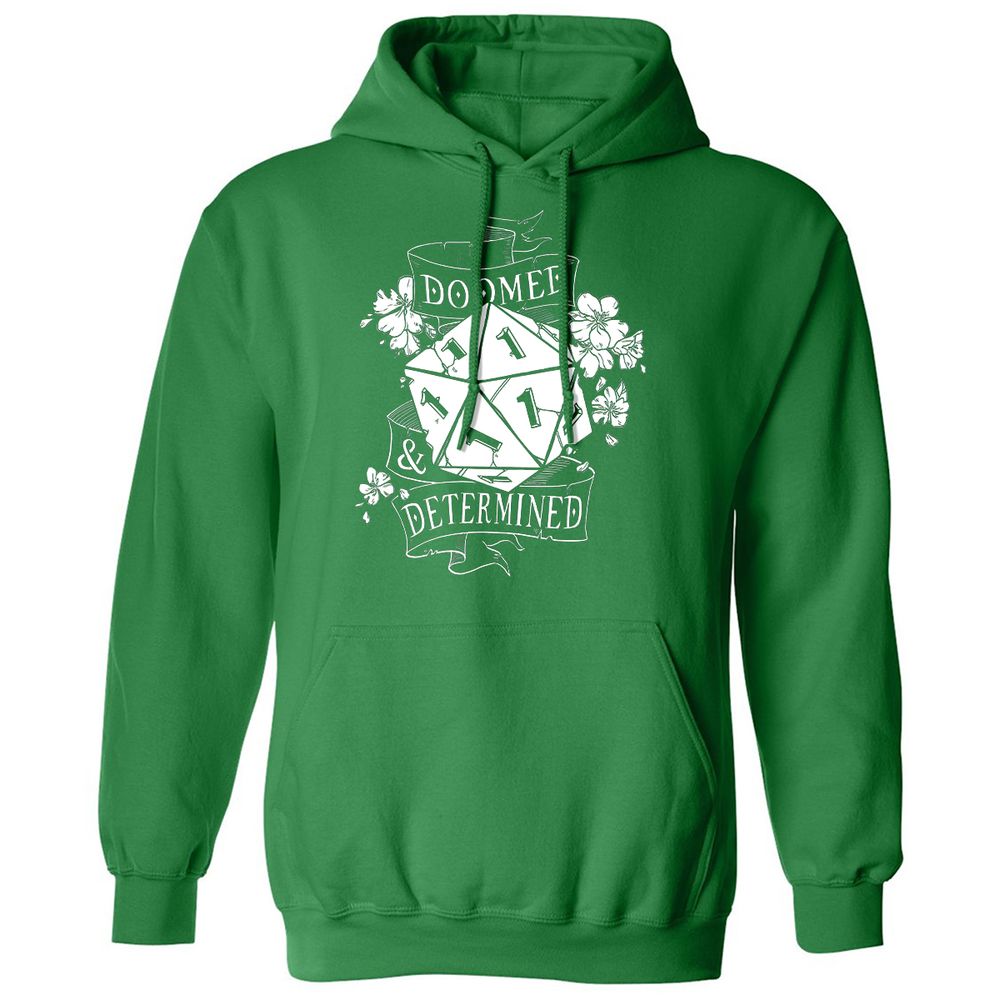 Doomed Determined Classic Unisex Hoodie - Irish Green - 1