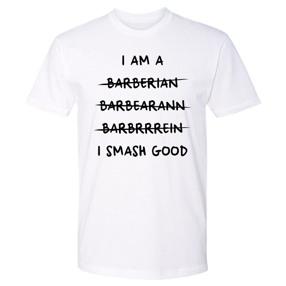 I Am A Barbarian Premium Unisex T-Shirt - White - 1