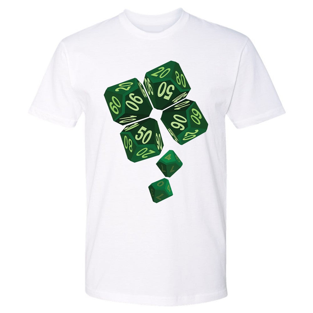 Dice Clover Premium Unisex T-Shirt - White - 1