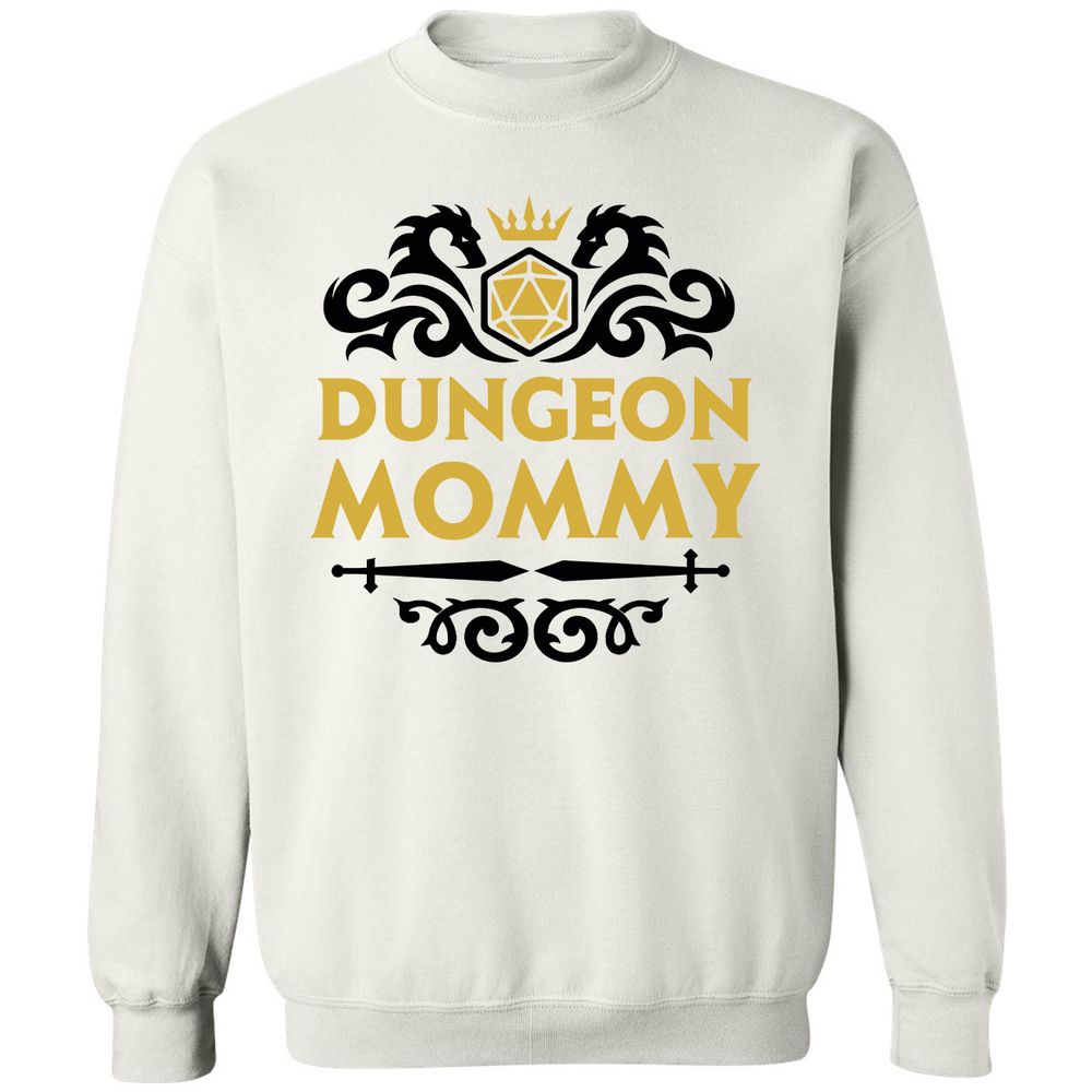 Dungeon Mommy Classic Unisex Sweatshirt - White - 1