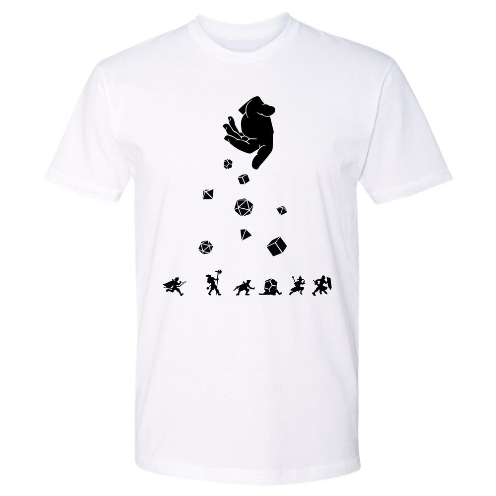 Rocks Fall, Everyone Dice Premium Unisex T-Shirt - White - 1