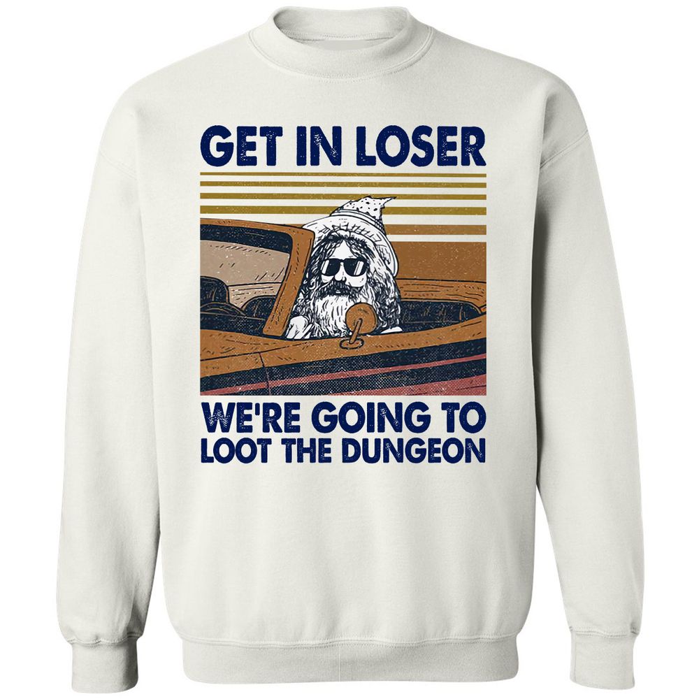 We're Going To Loot The Dragon Classic Unisex Sweatshirt - White - 1