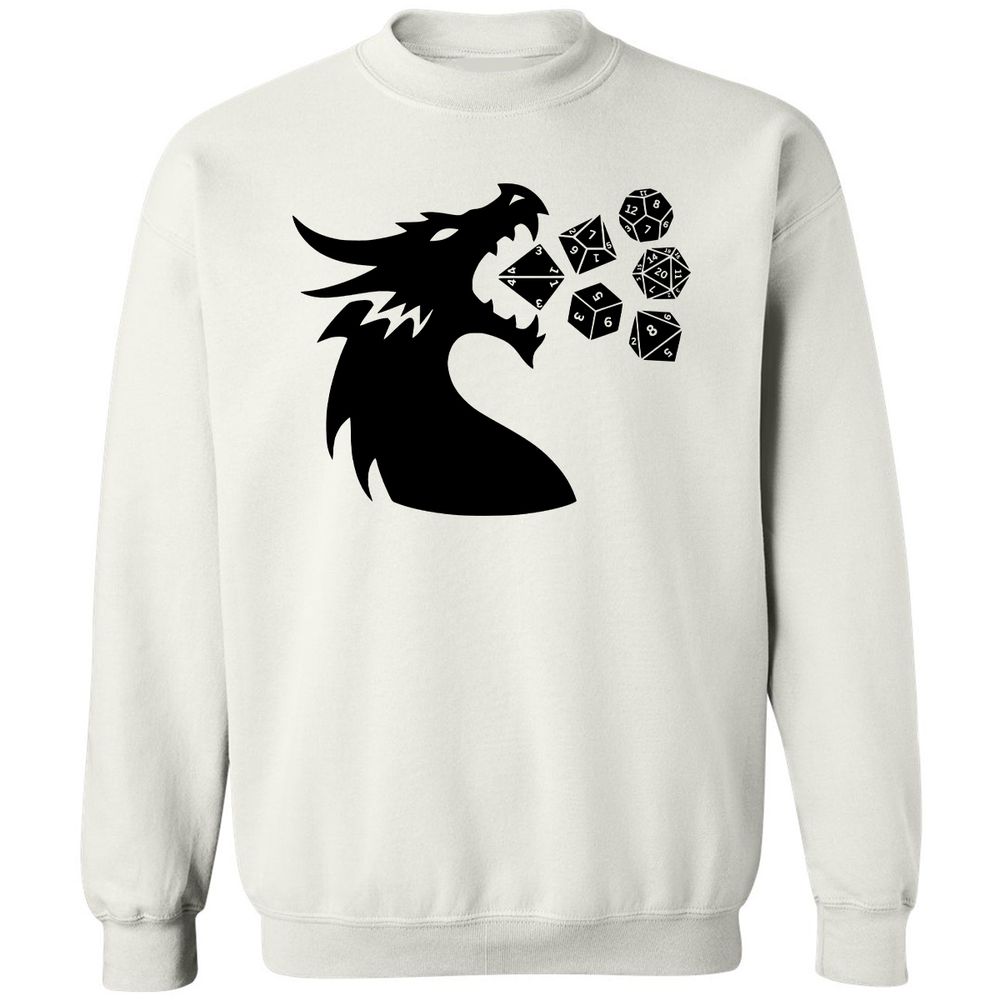 Pac And Dragon Classic Unisex Sweatshirt - White - 1