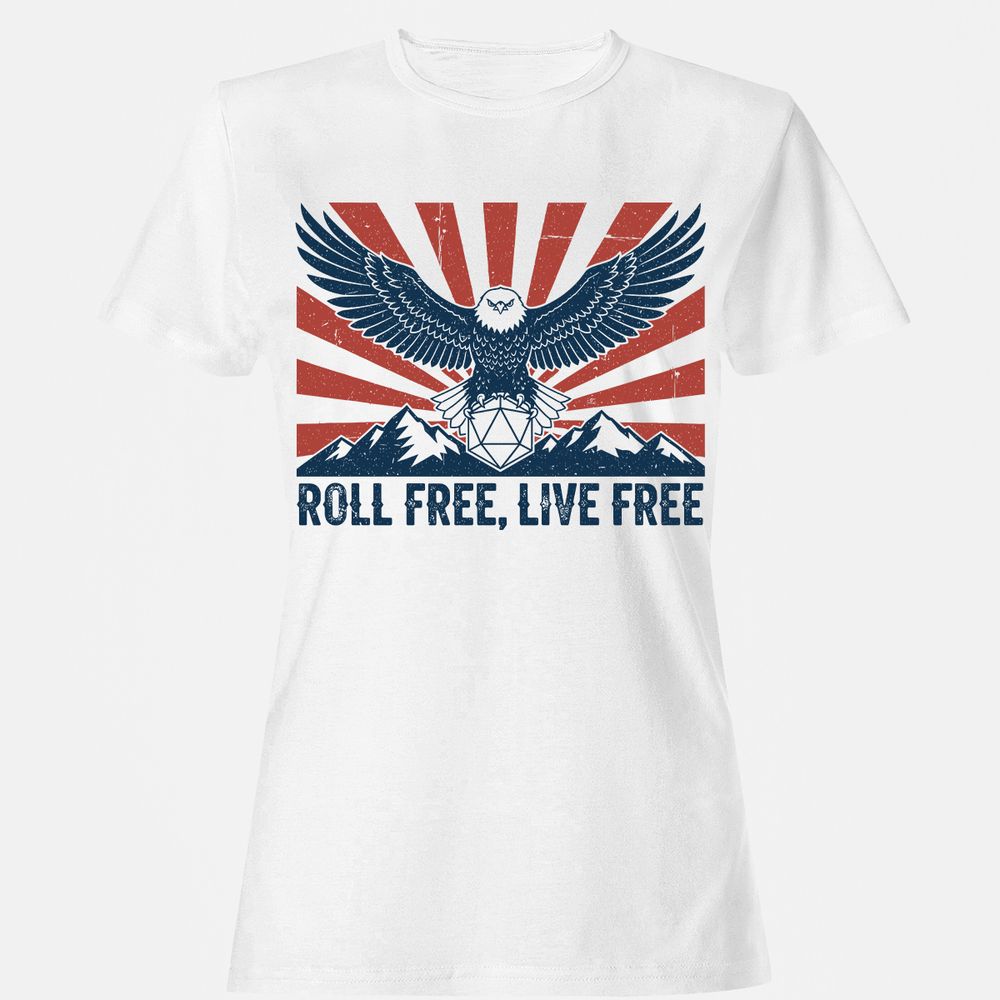 Roll Free, Live Free - White - 1