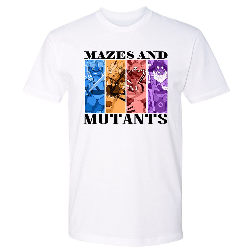 Mazes & Mutants Premium Unisex T-Shirt - White - 1