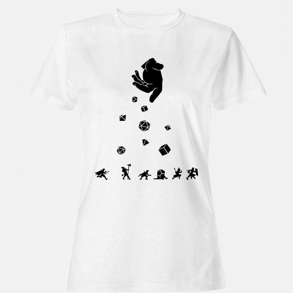 Rocks Fall, Everyone Dice Women's T-Shirt - White - 1