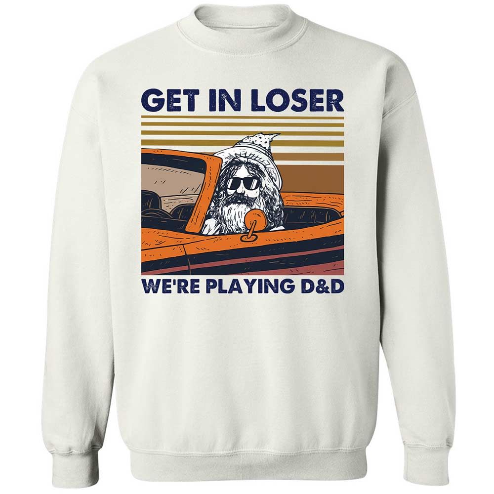 Get in Loser Classic Unisex Sweatshirt - White - 1
